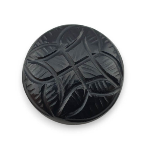 Onyx carved cabochon fi 25 mm no 35 Onyx carved cabochon fi 25 mm no 35