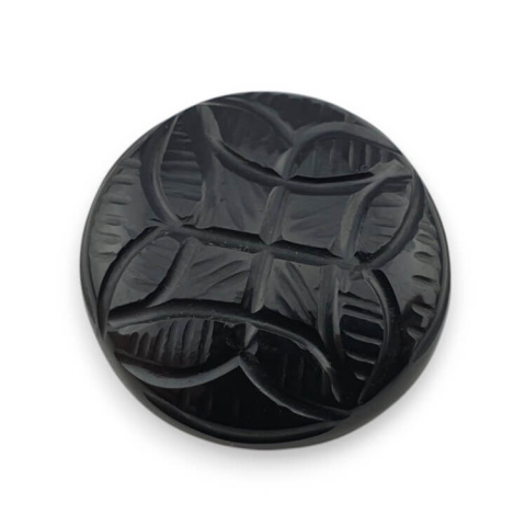 Onyx carved cabochon fi 25 mm no 35 Onyx carved cabochon fi 25 mm no 35