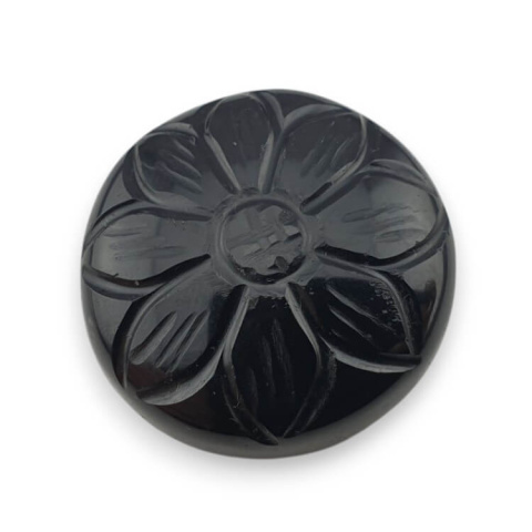 Onyx carved cabochon fi 25 mm no 58 Onyx carved cabochon fi 25 mm no 58
