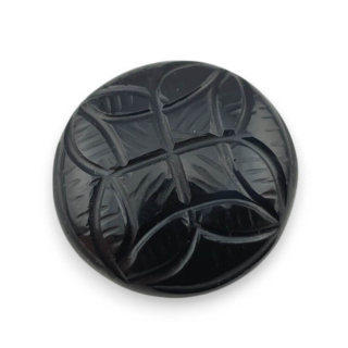 Onyx cabochon carving fi 25 mm no 62