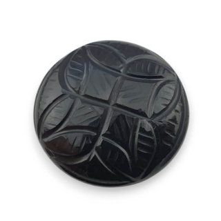 Onyx cabochon carving fi 25 mm no 62