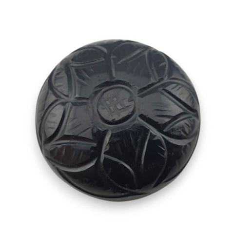 Onyx carved cabochon dia. 25 mm no 64 Onyx carved cabochon dia. 25 mm no 64