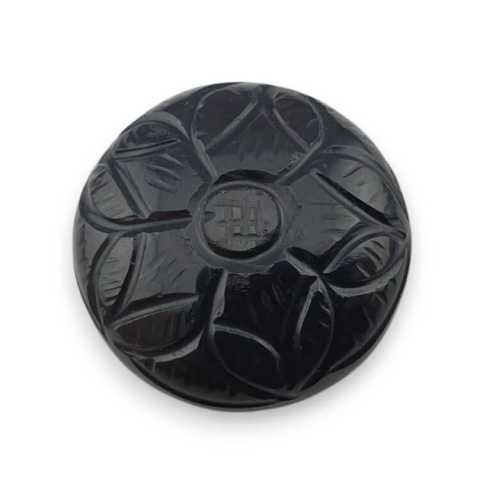Onyx carved cabochon dia. 25 mm no 64 Onyx carved cabochon dia. 25 mm no 64