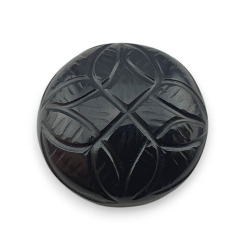 Onyx carved cabochon fi 25 mm no 90 Onyx carved cabochon fi 25 mm no 90