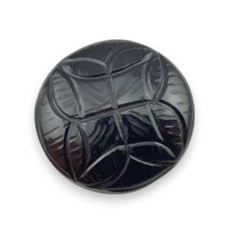 Onyx carved cabochon fi 25 mm no 9