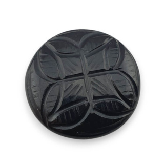 Onyx carved cabochon fi 26 mm no 23