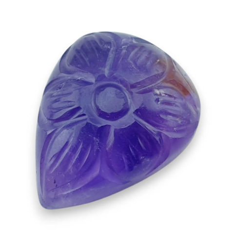 Amethyst cabochon carving 23x18 mm no. 45 Amethyst cabochon carving 23x18 mm no. 45