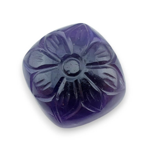 Ametyst kaboszon carving 24x22 mm nr 31 Ametyst kaboszon carving 24x22 mm nr 31