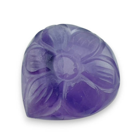 Amethyst cabochon carving 24x23 mm no 17 Amethyst cabochon carving 24x23 mm no 17