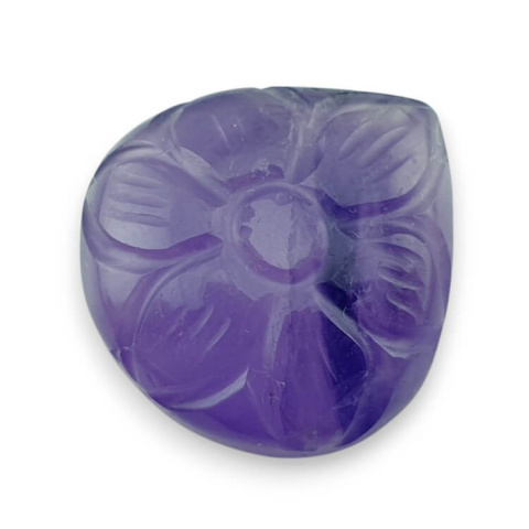 Amethyst cabochon carving 24x23 mm no 17 Amethyst cabochon carving 24x23 mm no 17