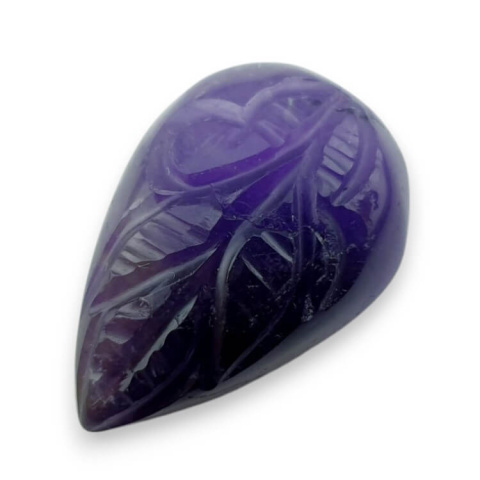 Amethyst cabochon carving 26x17 mm no 10 Amethyst cabochon carving 26x17 mm no 10