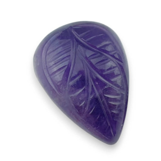 Ametyst kaboszon carving 26x19 mm nr 4