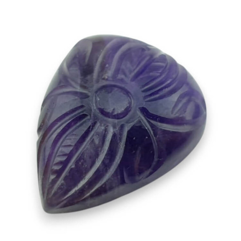 Ametyst kaboszon carving 26x21 mm nr 23 Ametyst kaboszon carving 26x21 mm nr 23