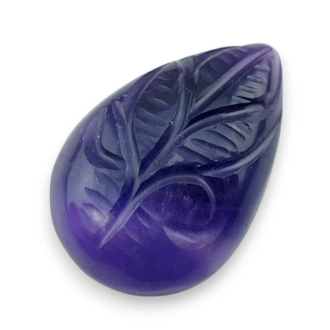 Amethyst cabochon carving 28x19 mm no 42 Amethyst cabochon carving 28x19 mm no 42
