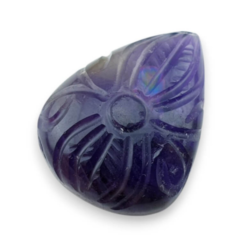 Amethyst cabochon carving 29x23 mm no 44 Amethyst cabochon carving 29x23 mm no 44