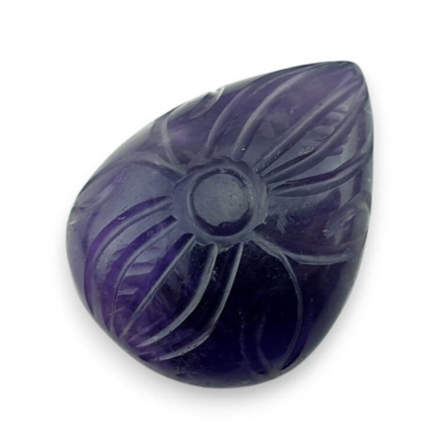 Amethyst carved cabochon 30x22 mm no 20 Amethyst carved cabochon 30x22 mm no 20