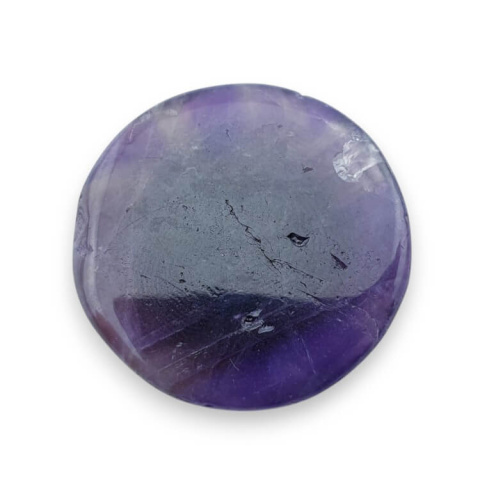Amethyst carved cabochon dia. 26 mm no 33 Amethyst carved cabochon dia. 26 mm no 33