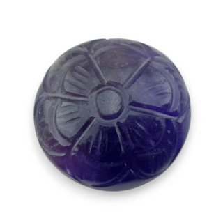 Ametyst kaboszon carving fi 27 mm nr 13