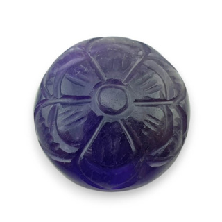 Ametyst kaboszon carving fi 27 mm nr 13