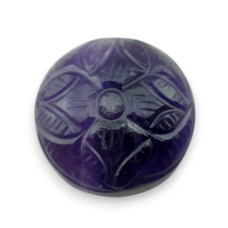 Ametyst kaboszon carving fi 27 mm nr 7