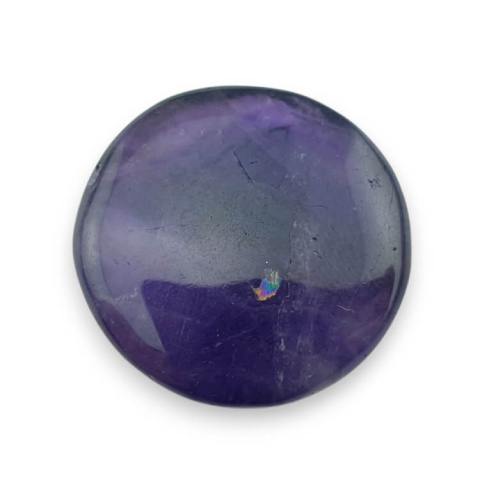 Amethyst carved cabochon dia. 27 mm no 7 Amethyst carved cabochon dia. 27 mm no 7