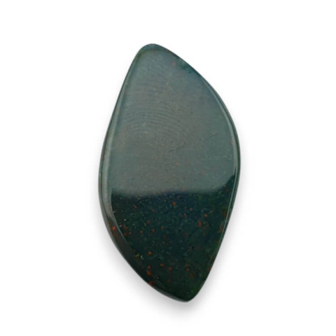 Bloodstone cabochon carving 27x14 mm no. 29 Bloodstone cabochon carving 27x14 mm no. 29
