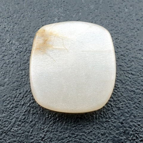 White moonstone carved cabochon 19x18 mm no 211 White moonstone carved cabochon 19x18 mm no 211