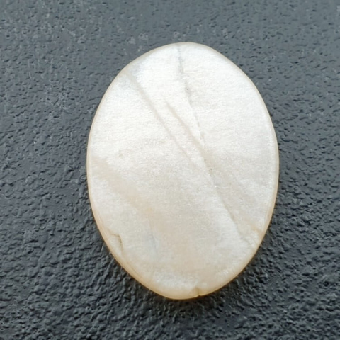 White moonstone carved cabochon 26x19 mm no 224 White moonstone carved cabochon 26x19 mm no 224