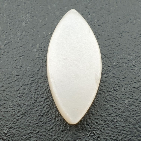 White moonstone carved cabochon 27x12 mm no 227 White moonstone carved cabochon 27x12 mm no 227