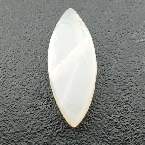 Moonstone white cabochon carving 29x11 mm no. 240 Moonstone white cabochon carving 29x11 mm no. 240