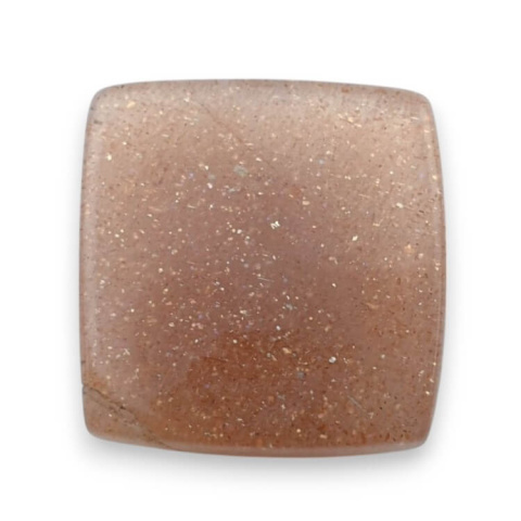 Peach moonstone carved cabochon 18x18 mm no 25 Peach moonstone carved cabochon 18x18 mm no 25