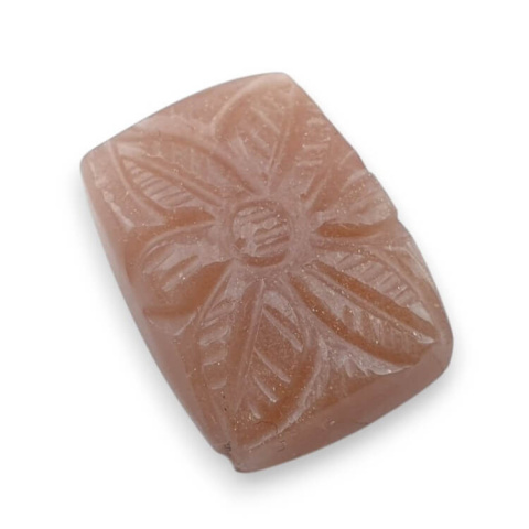 Moonstone peach cabochon carving 20x15 mm no 8 Moonstone peach cabochon carving 20x15 mm no 8