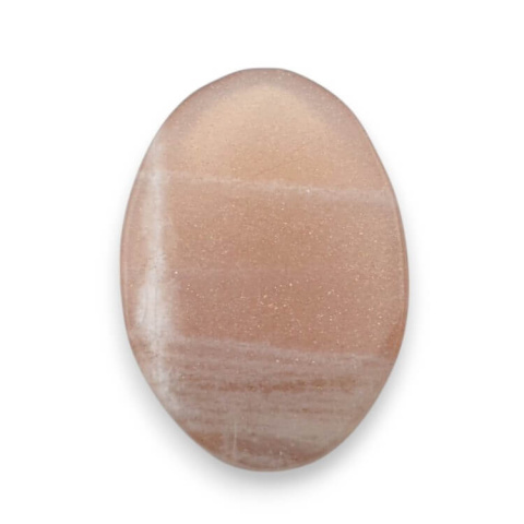 Peach moonstone carved cabochon 23x16 mm no 6 Peach moonstone carved cabochon 23x16 mm no 6