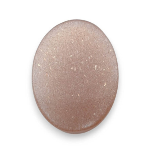 Peach moonstone carved cabochon 23x17 mm no 3 Peach moonstone carved cabochon 23x17 mm no 3