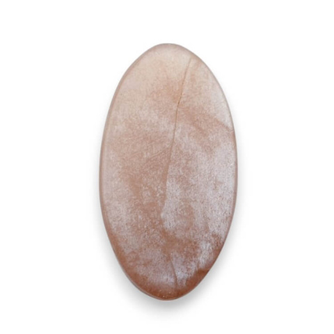 Peach moonstone carved cabochon 27x14 mm no 17 Peach moonstone carved cabochon 27x14 mm no 17