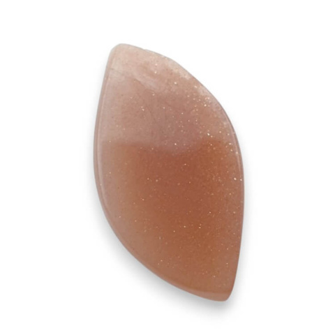 Peach moonstone carved cabochon 27x15 mm no 29 Peach moonstone carved cabochon 27x15 mm no 29
