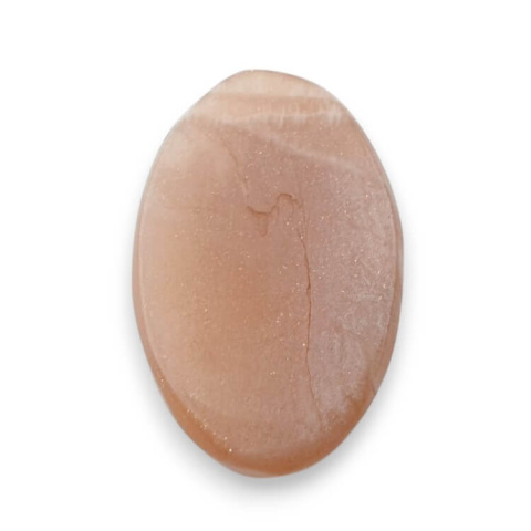 Moonstone peach cabochon carving 27x17 mm no 10 Moonstone peach cabochon carving 27x17 mm no 10