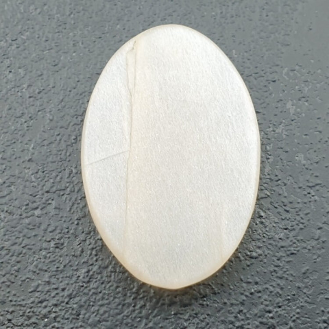 White moonstone carved cabochon 28x18 mm no 196 White moonstone carved cabochon 28x18 mm no 196