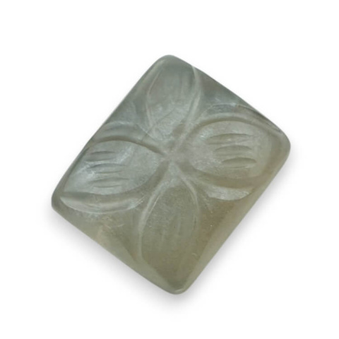 Moonstone grey cabochon carving 16x13 mm no 170 Moonstone grey cabochon carving 16x13 mm no 170