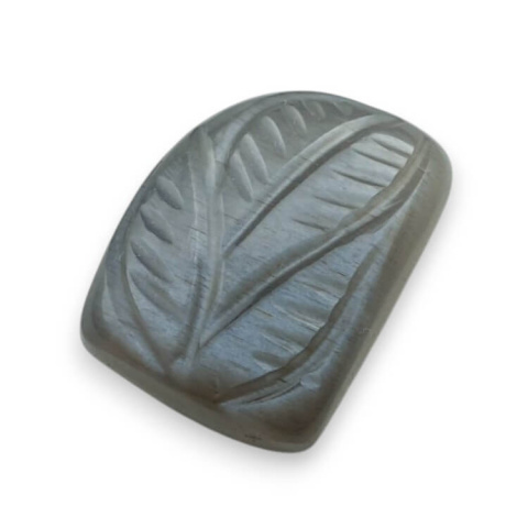 Moonstone grey cabochon carving 17x13 mm no 175 Moonstone grey cabochon carving 17x13 mm no 175