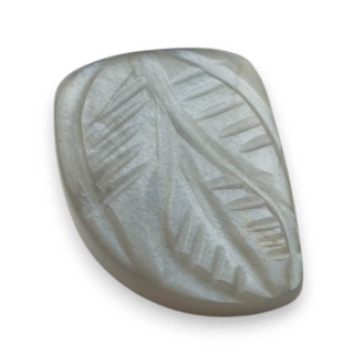 Moonstone grey cabochon carving 17x14 mm no 181