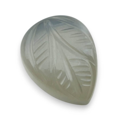 Moonstone grey cabochon carving 18x14 mm no 191 Moonstone grey cabochon carving 18x14 mm no 191
