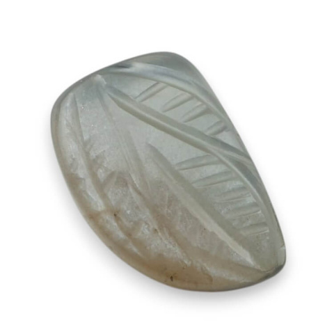 Moonstone grey cabochon carving 19x13 mm no. 188 Moonstone grey cabochon carving 19x13 mm no. 188