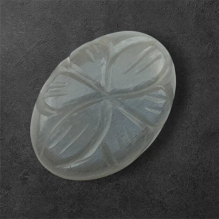 Moonstone grey cabochon carving 19x14 mm no 146