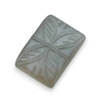 Moonstone grey cabochon carving 19x14 mm no 172