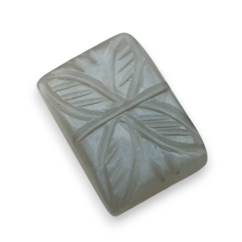 Moonstone grey cabochon carving 19x14 mm no 172 Moonstone grey cabochon carving 19x14 mm no 172