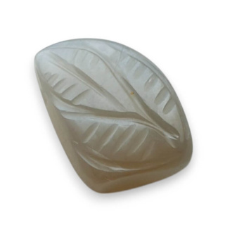 Moonstone grey cabochon carving 20x13 mm no 185