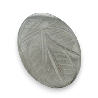 Moonstone grey cabochon carving 21x15 mm no. 189