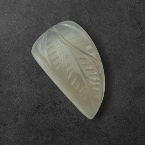 Moonstone grey cabochon carving 22x13 mm no 131 Moonstone grey cabochon carving 22x13 mm no 131