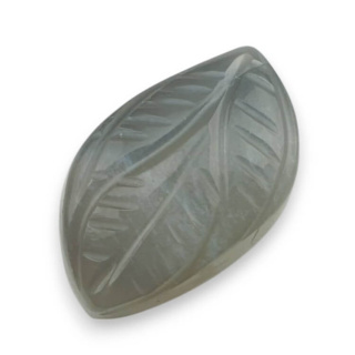 Moonstone grey cabochon carving 22x13 mm no 161